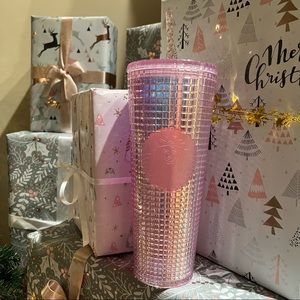 Starbucks Pink Iridescent Disco Pink Tumbler